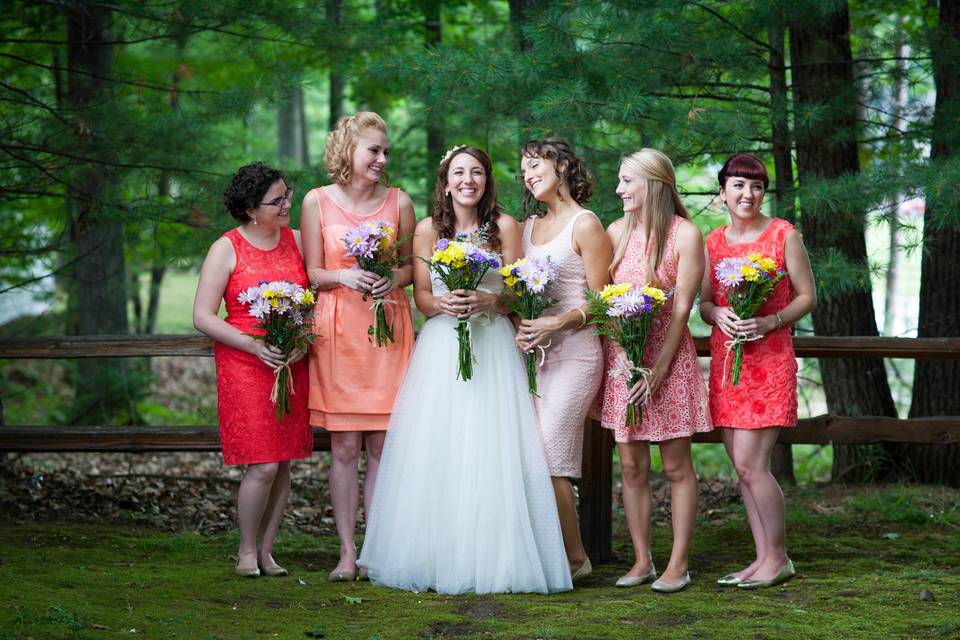 Colorful Northwoods Wedding