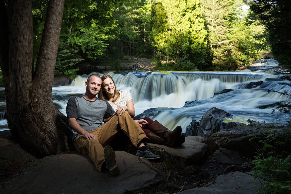 Bond Falls Engagement