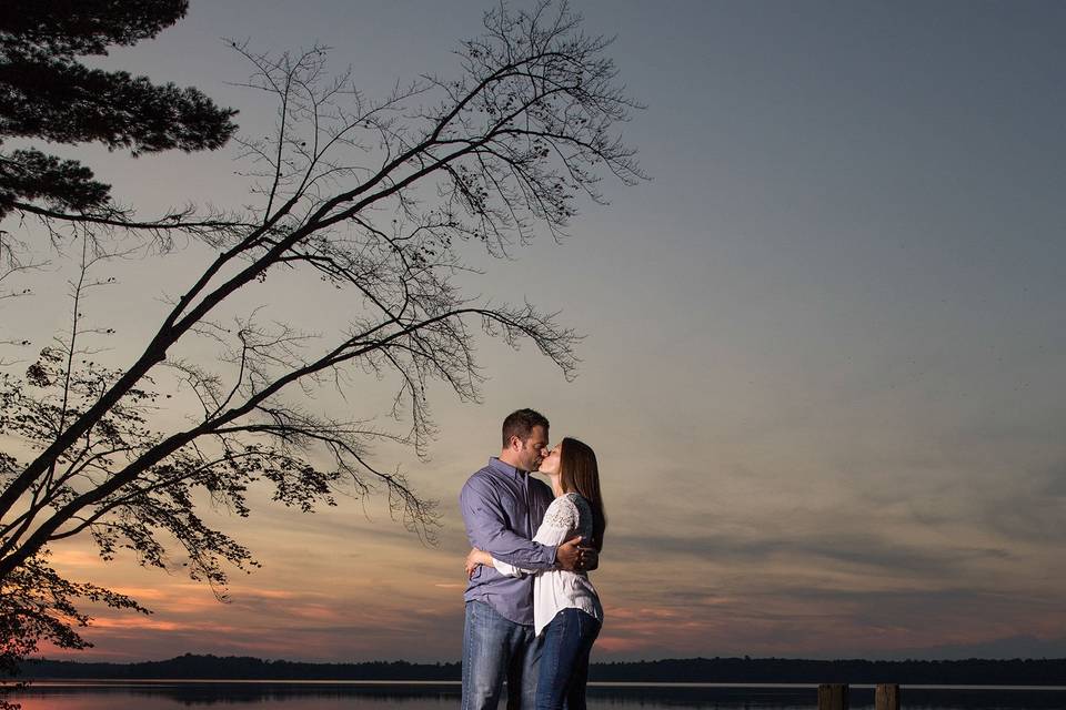 Northwoods Sunset Engagement