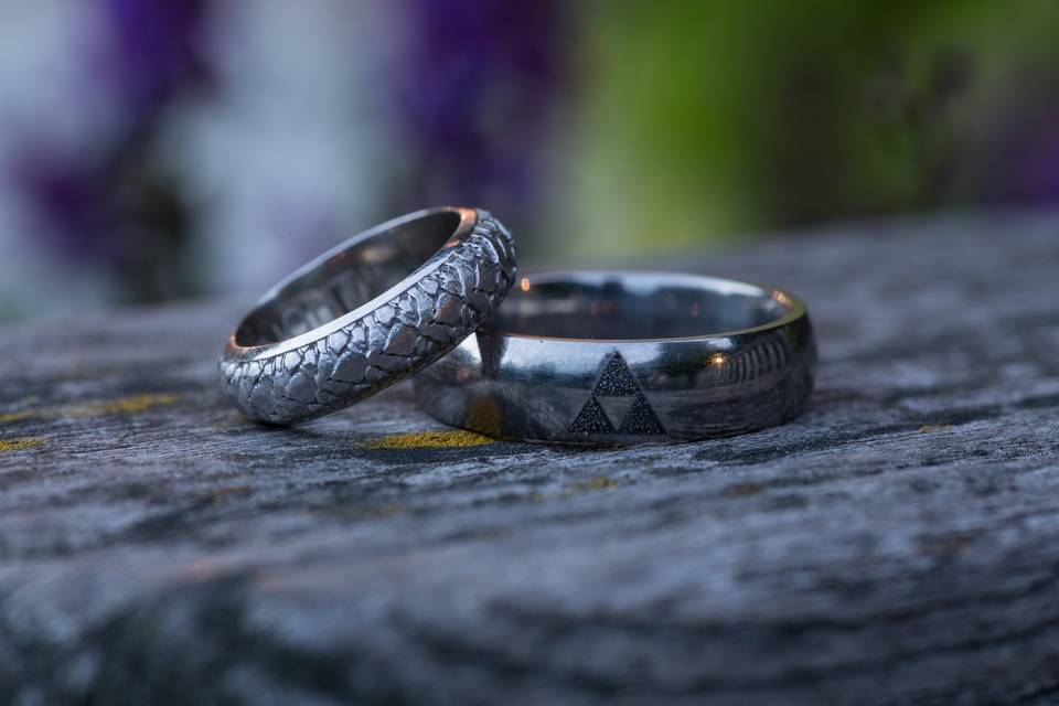 Offbeat Bride Dragon Rings