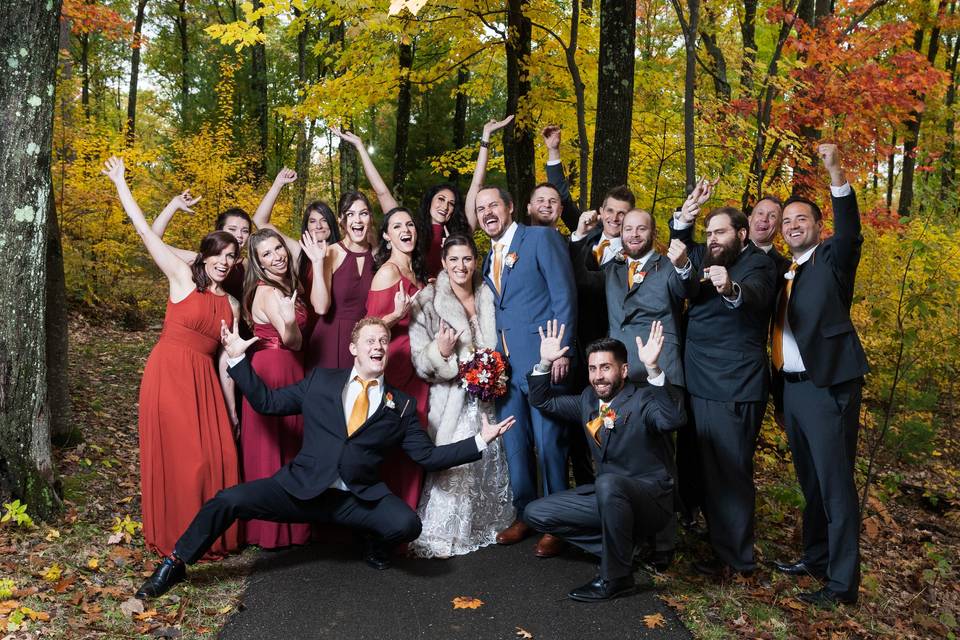 Rhinelander Fall Wedding