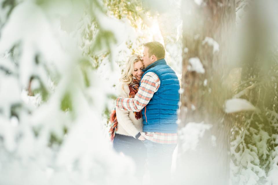 Northwoods Winter Engagement