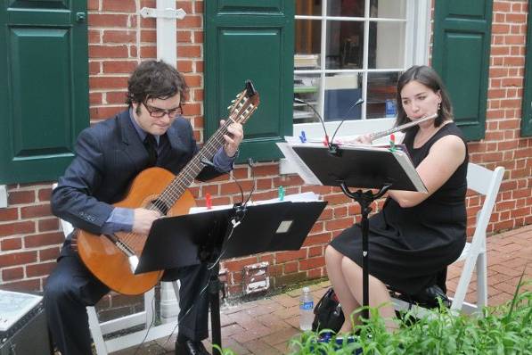 Wedding at 1840s Carrollton Inn, Baltimore, June 5, 2010