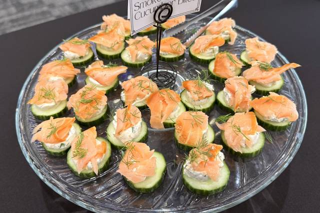 Smoked Salmon Cucumber Bites