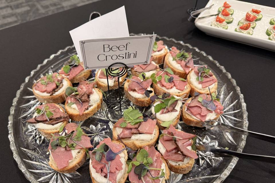 Beef Crostini
