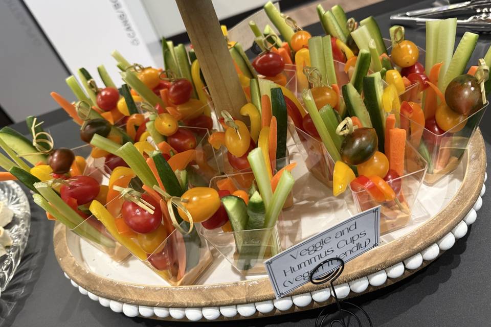 Veggie Hummus Cups