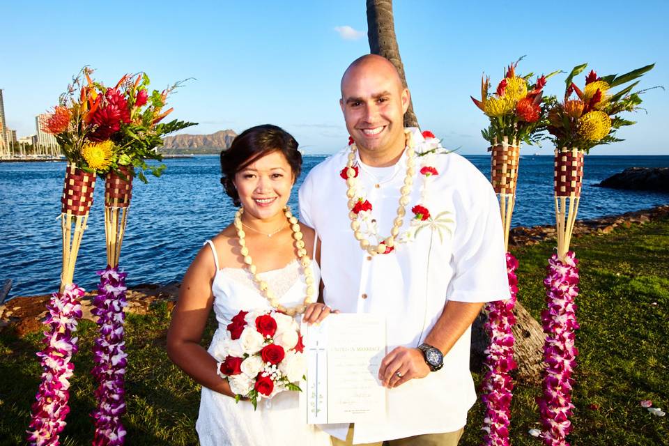 $285 A Hawaii Wedding