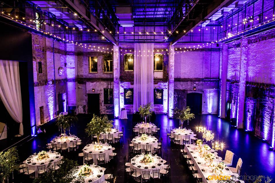 Reception hall from above