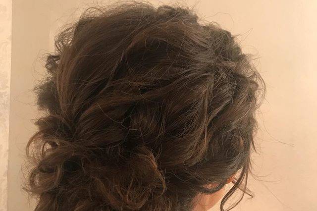 Bridal updo