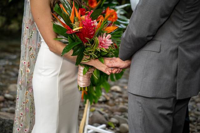 Wedding in the river