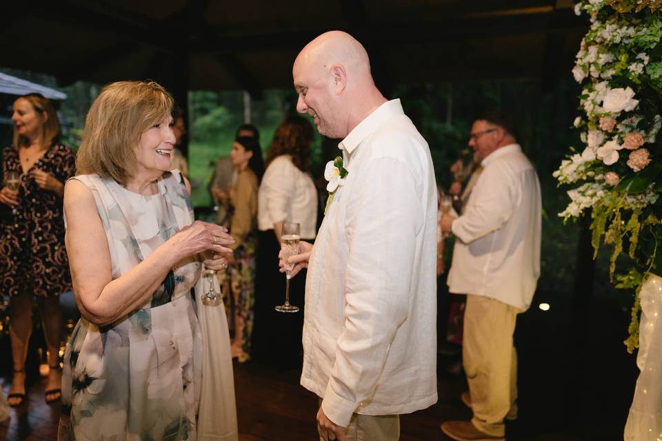 The Officiant made his thing