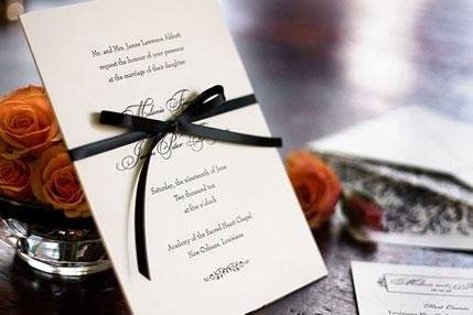 William Arthur Wedding Invitation