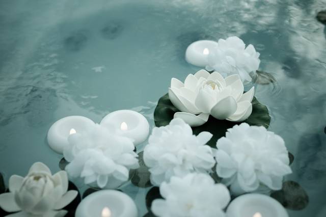 Poolside decor