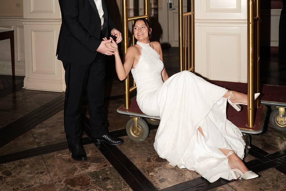 Couple in the Lobby
