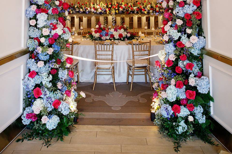 Flower Arch Entrance