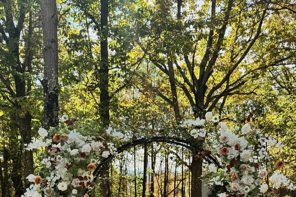 Autumn Petals Pillars