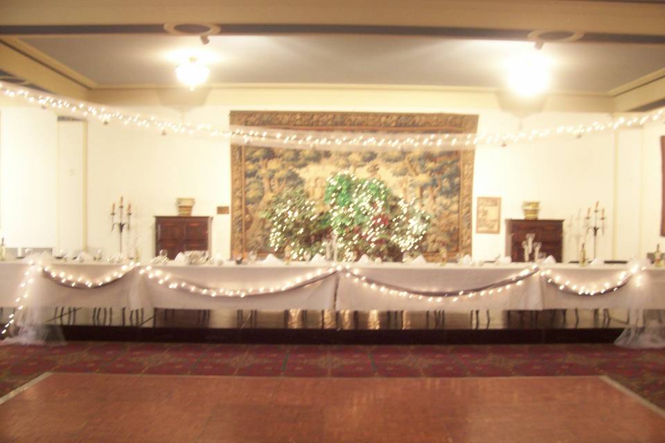 Long table set-up