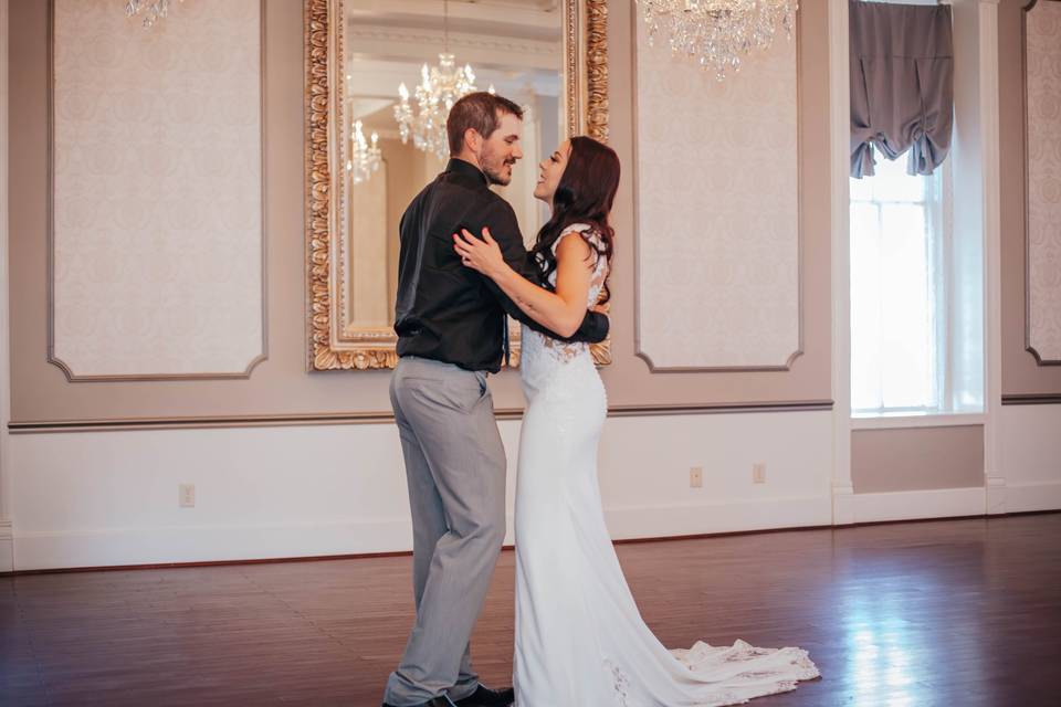 First dance in Elgin ballroom