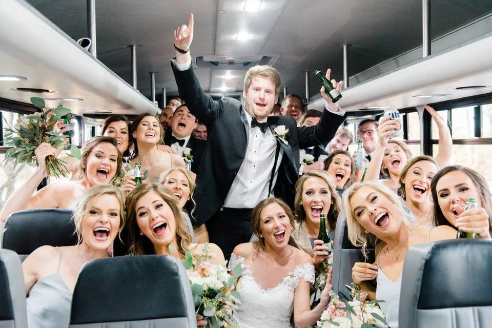 Wedding Party 24 Passenger Bus