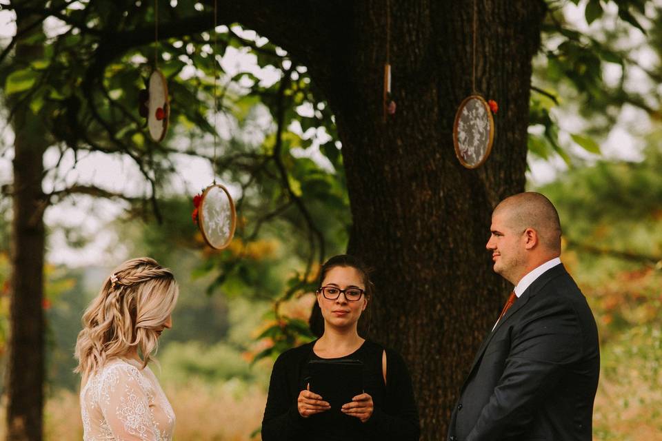 Outdoor ceremony