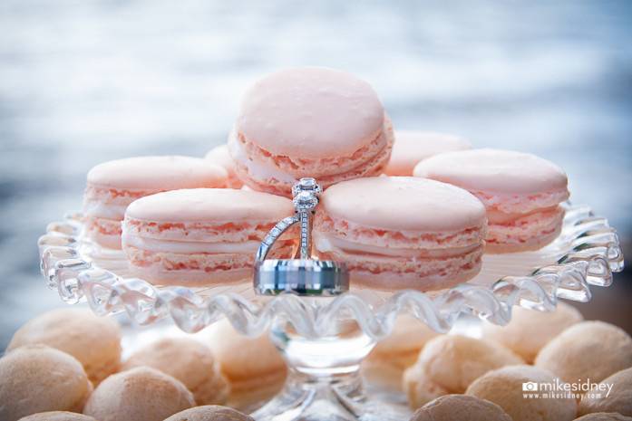 Pink macaroons