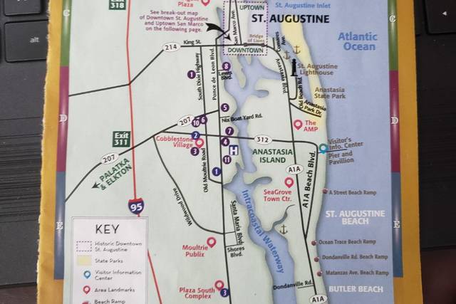 Map of service area