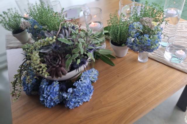 I loved these centerpieces!