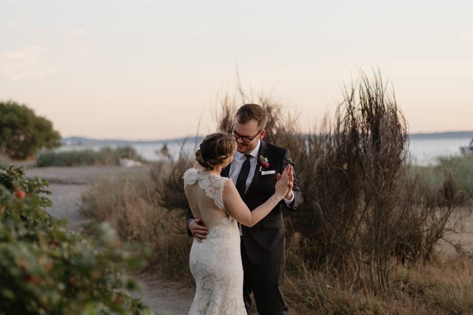 Golden gardens wedding