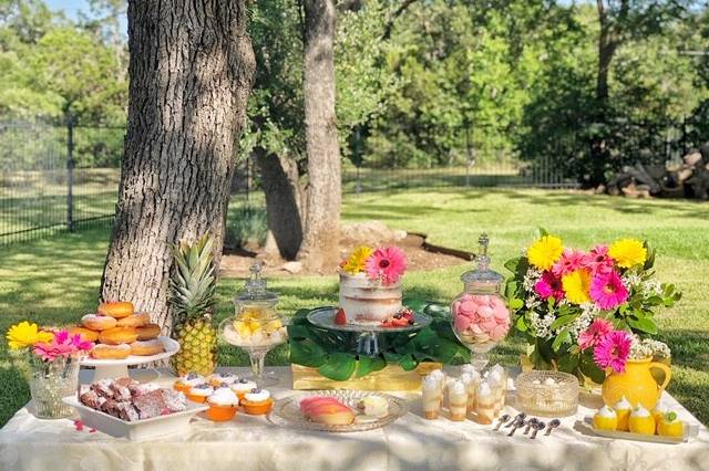 Spring Dessert Table