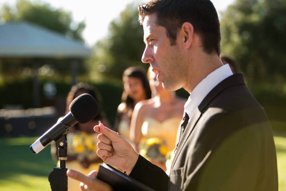 Wedding speeches