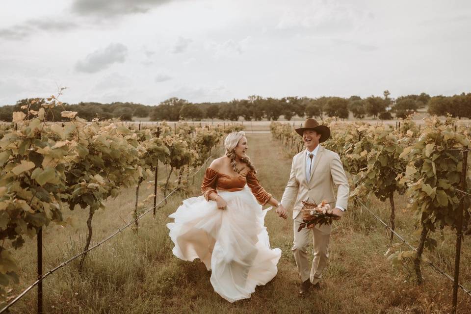 A run through the vines