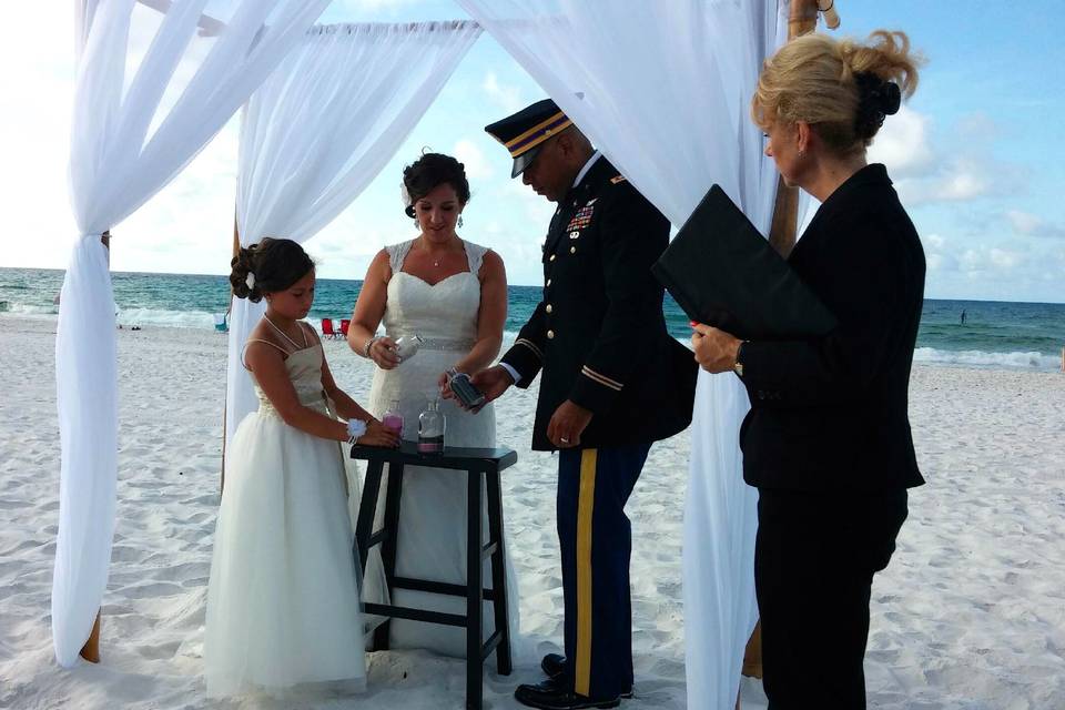 Sand ceremony