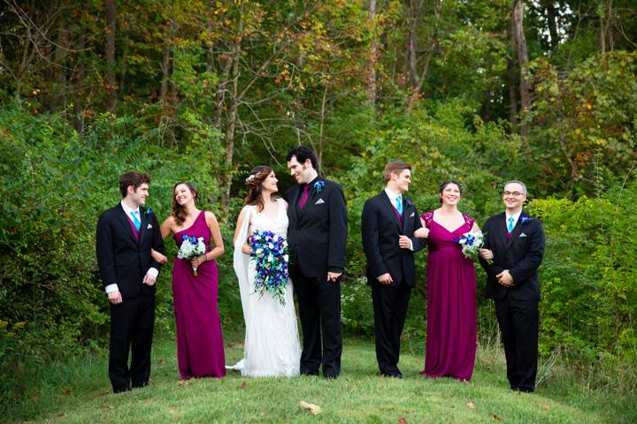Fall Wedding Party Style