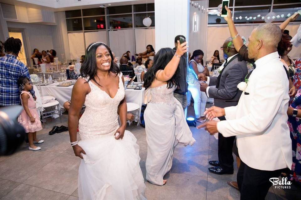 Wedding dance party