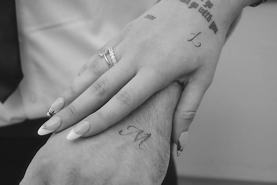 Initials for the couple
