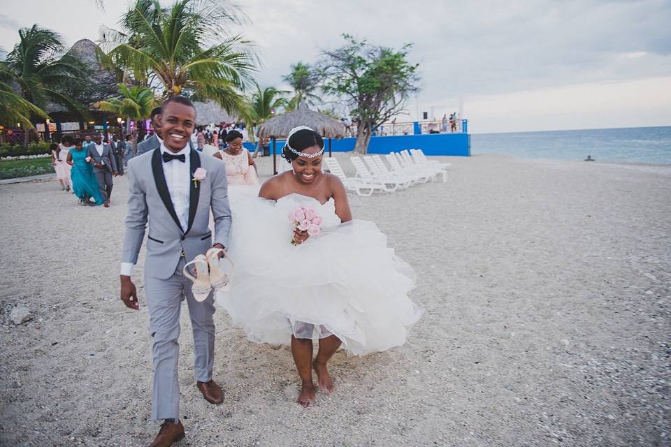 Beach wedding - HRMarsan Photography