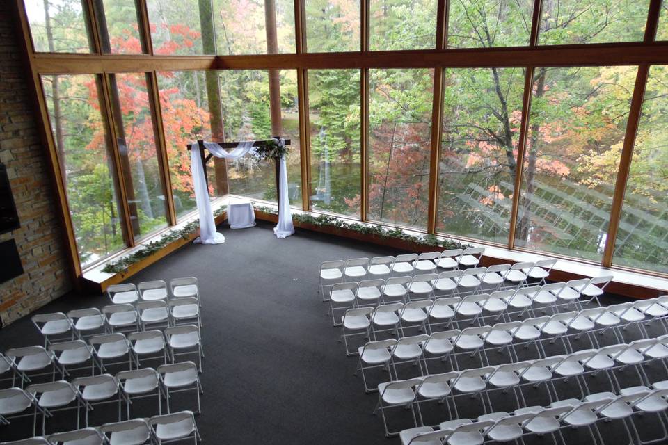 Lobby Ceremony in the fall