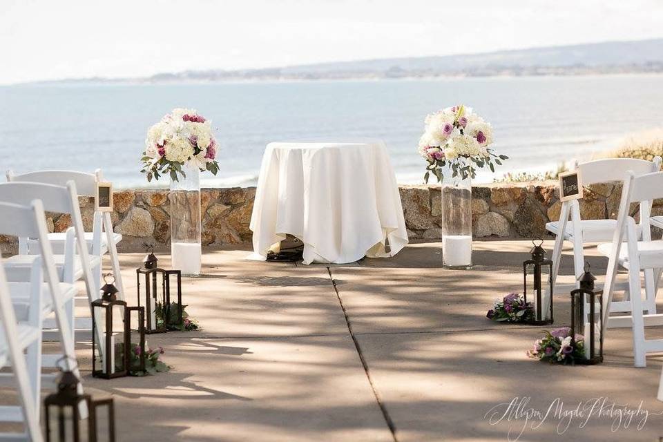 Beach and coastal wedding ceremony