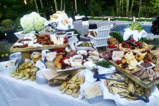 Buffet table