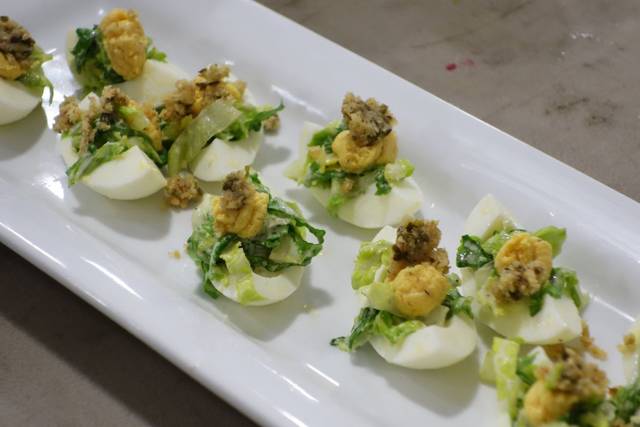 Ceasar salad with egg