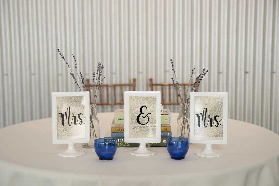 Wedding decor
