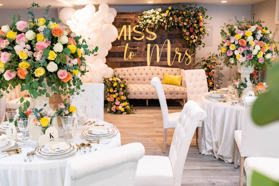 BRIDAL SHOWER RENTALS