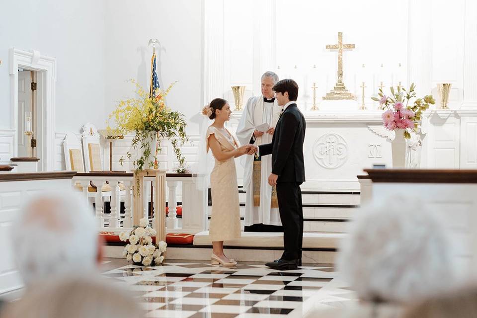 Rosie & John ceremony