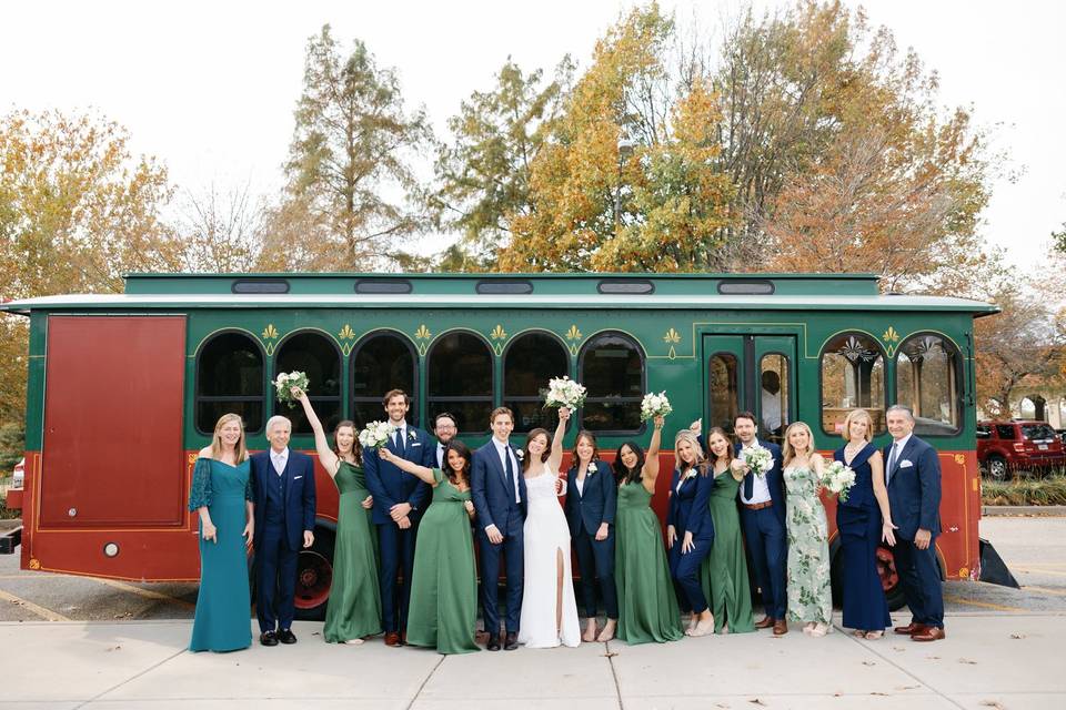 Morgan & Wes bridal party