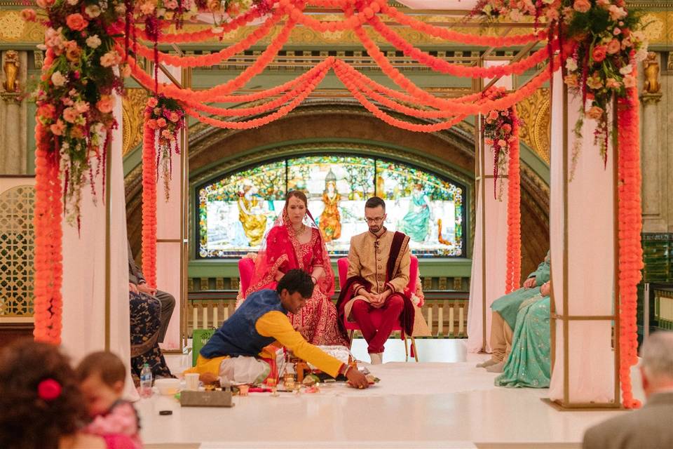 Lauren & Rahul ceremony