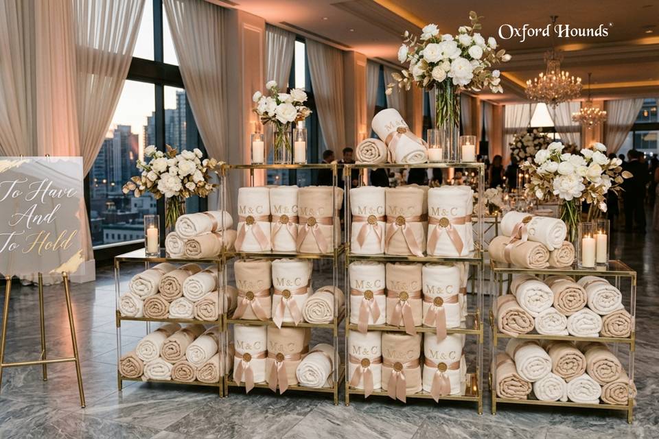 Bulk Wedding Favor - Blanket