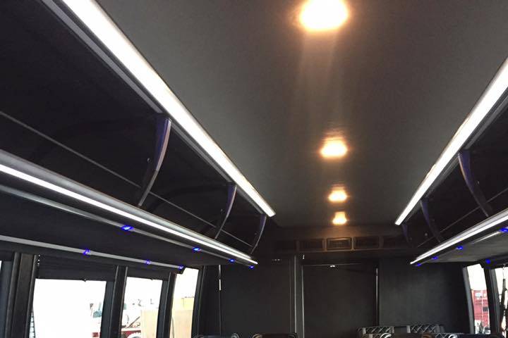 Inside of our guest Shuttle