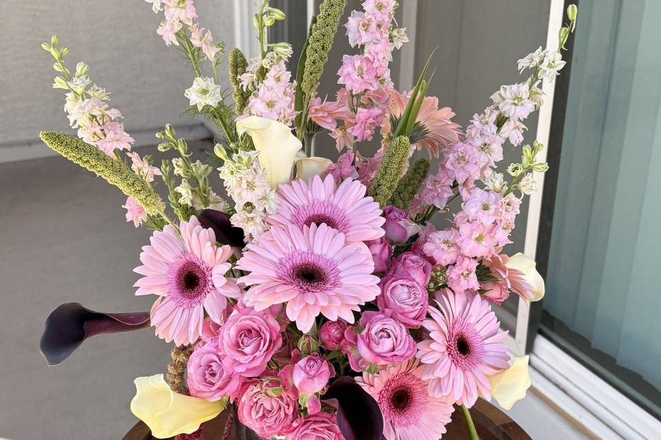 Pink arrangement