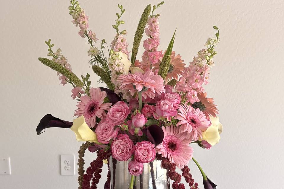 Pink arrangement