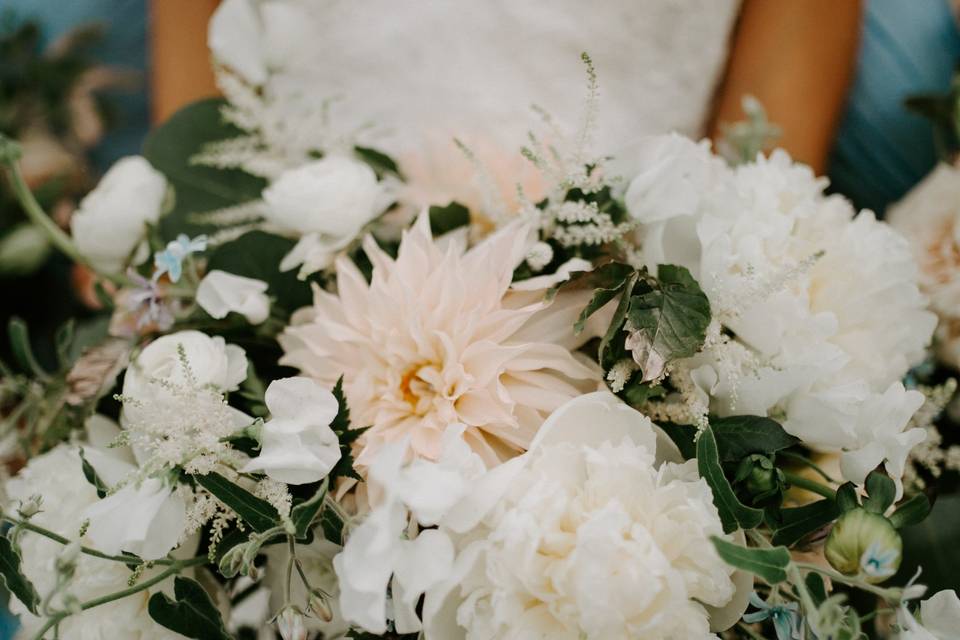 White wedding bouquet